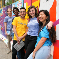 Crowdfunding image of students