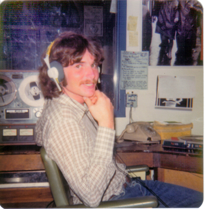 photo of Kevin Monahan hosting circa 1977.